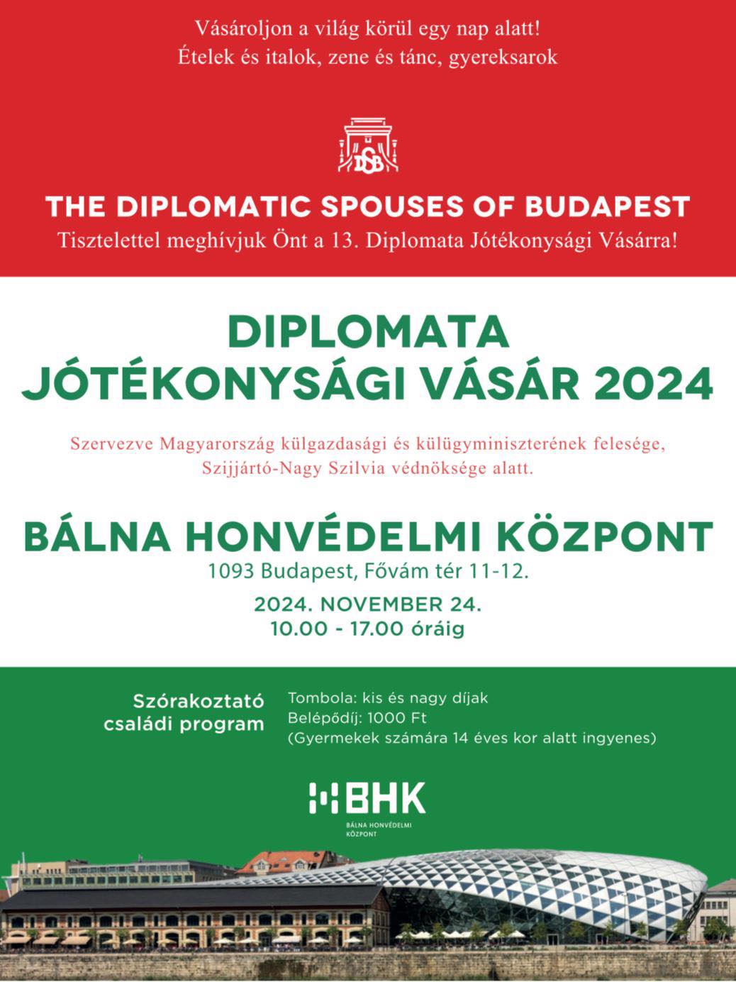 Diplomatic Charity Fair, Bálna Budapest 2024