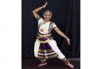 Kavya Francis bharatanátjam táncelőadása/Bharatanatyam dance performance of Ms. Kavya Francis