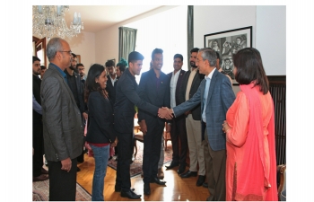 On 29th September World Skills India delegation called on Ambassador of India, Rahul Chhabra