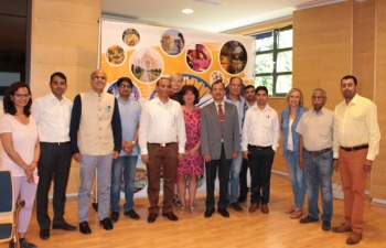 A formative meeting of the India-Hungary Business Association was held on Friday, July 5, 2019 at the Embassy.  The members called on Ambassador and briefed him on developments. 