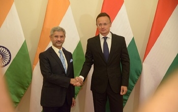 EAM Dr. S. Jaishankar met Foreign Minister of Hungary Mr. Peter Szijjarto on 26th August, 2019.