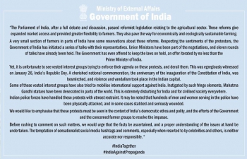 India Against Propoganda, Farm Reforms