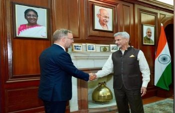 Mr. Balazs Orban, Political Director in Hungarian PM Office visited India in August end to inaugurate a replica at Zangla village in Laddakh on the occasion of 200th anniversary of the arrival of Hungarian Linguist and founder of Tibetology. He also met Indian authorities during his visit