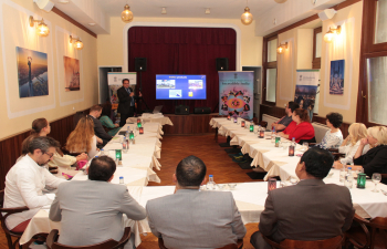 Embassy organized an India Tourism Promotion event on 18.09.2024 to promote Indian tourism in Hungary. Reps from Hungexpo, Emirates and Indigo airlines, local media and tour operators participated in the event and shared their valuable thoughts.